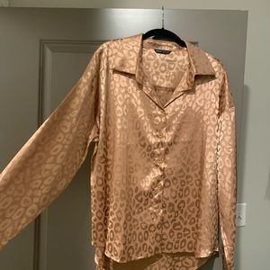 NWOT SHEIN Animal Print Blouse